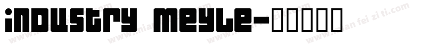 industry meyle字体转换